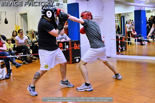 2019-05-30 Milano - pound4pound boxe gym 1808 Flavio Meles vs Davide Zoppolato